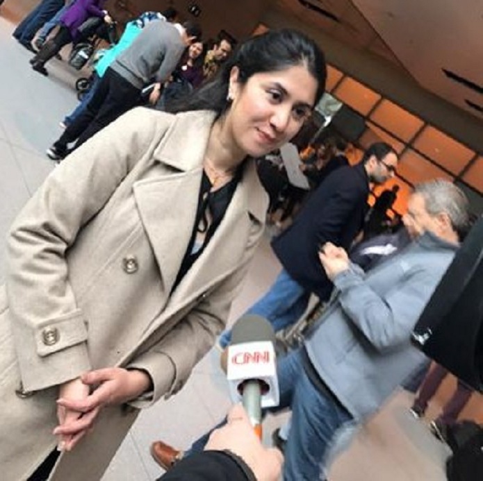 Iranian engineer returns to the US after travel ban put her life on hold
